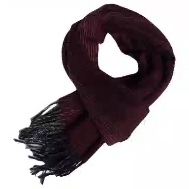 红豆 时尚柔软百搭舒适  山羊绒 绒线围巾 男款