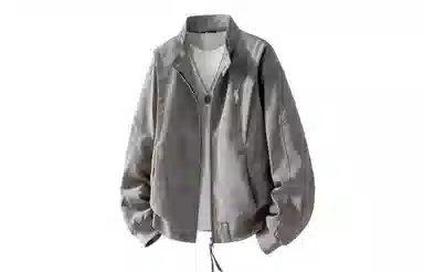 CHARLIE GOLF Vintage Suede Coach Jacket