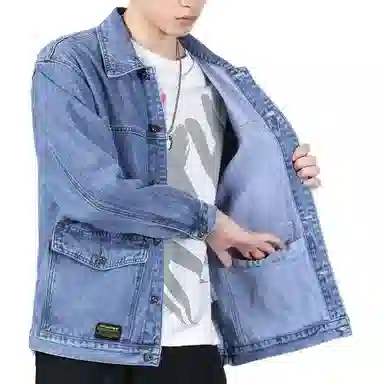 THINGYLAB Loose Fit Cargo Jacket