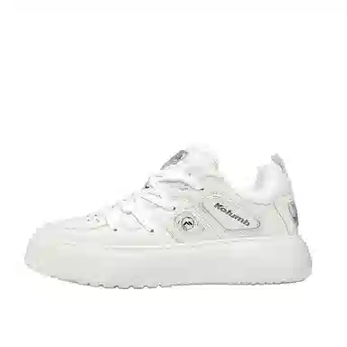 哥仑步头层牛皮厚底轻便橡胶发泡底休闲板鞋男款