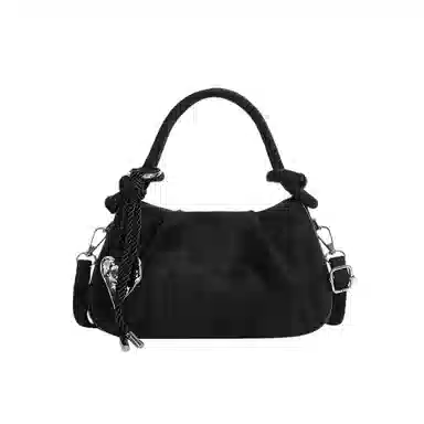 JANE KLAIN Vintage Suede Cloud Bag