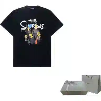 Balenciaga x The Simpsons T-Shirt Black