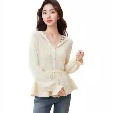 爱依服 法式温柔淑女文艺风衬衫 女款