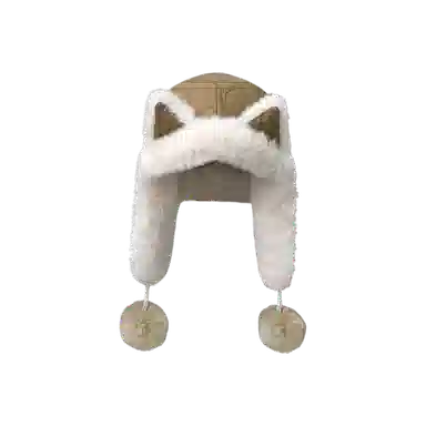 梦特娇 毛绒护耳防寒 聚酯纤维 雷锋帽 男女同款情侣款