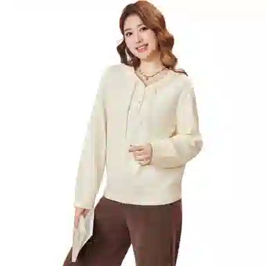 爱依服 简约休闲百搭常规套头卫衣 女款