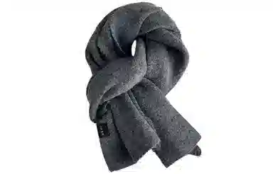 优幽兰 韩版休闲简约纯色高级感加厚保暖时尚百搭氛围感防风防寒针织护颈日系穿搭 聚酯纤维 绒线围巾 男女同款情侣款