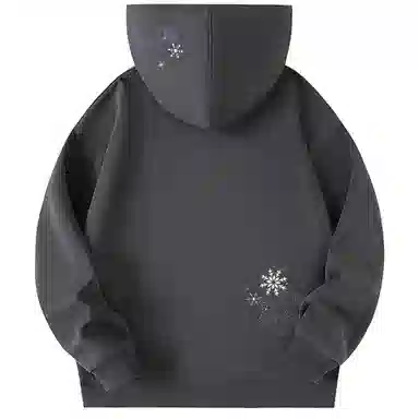 大卫贝肯 美式高街复古品牌印花百搭日常通勤潮流时尚小众套头连帽卫衣 男女同款