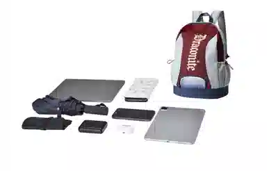 COEXISTENCE Patchwork Backpack Blue