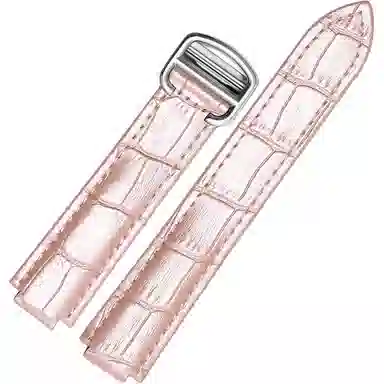 港爵适用于卡地亚表带真皮蓝气球手表带凸口系列牛皮手表配件男女通用款手表表链手表表带