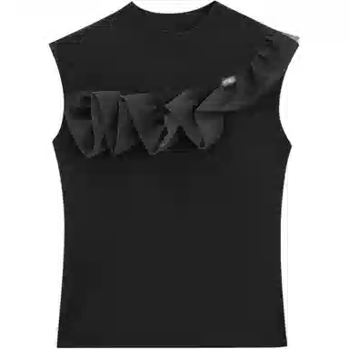 爱依服 法式性感小女人百搭背心 女款