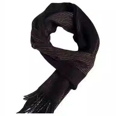 红豆 时尚柔软百搭舒适  山羊绒 绒线围巾 男款