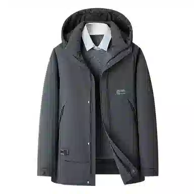 SNOW FLYING Mid-Length Down Jacket