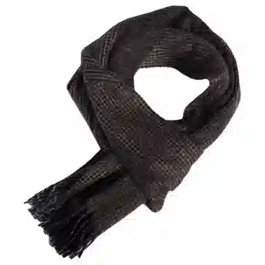 红豆 时尚柔软百搭舒适  山羊绒 绒线围巾 男款