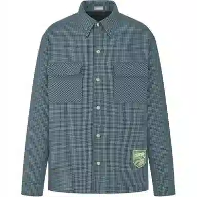 DIOR FW25 Embroidered Patch Shirt