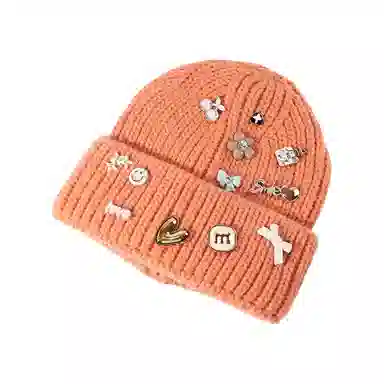 MEETSUNNY Multi-Button Ear Warmer Knit Hat