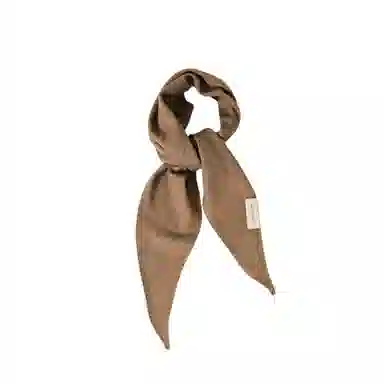 艾佳微 美拉德配色暖色调格子高级感小披肩外搭护颈围巾系领巾护脖 聚酯纤维 丝巾 男女同款情侣款