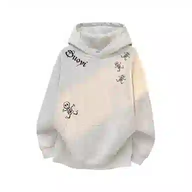 Duoyi Skull Logo Hoodie