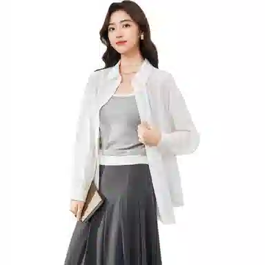 爱依服 法式简约休闲通勤长袖衬衫 女款