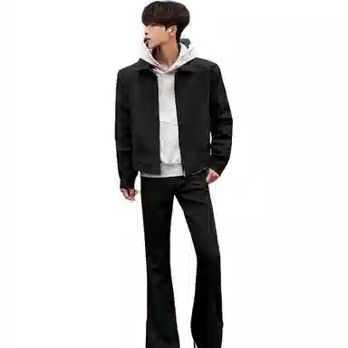 黑马漫画 美式复古夹克外套男潮牌小众设计高级感休闲西装 男女同款