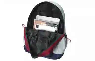 COEXISTENCE Patchwork Backpack Blue