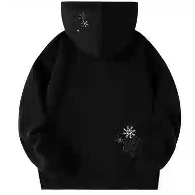 大卫贝肯 美式高街复古品牌印花百搭日常通勤潮流时尚小众套头连帽卫衣 男女同款