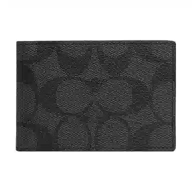 COACH Billfold Wallet 10 Black