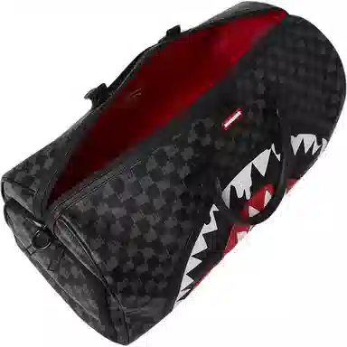 Sprayground Sharks in Paris Travel Bag Black