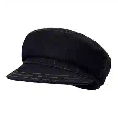 山一丸 牛仔系软顶休闲显脸小 涤纶 贝雷帽 女款