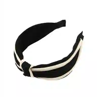 如花梦 小香风 秋冬针织宽边打结头箍高颅顶头饰 布艺 发箍 女款