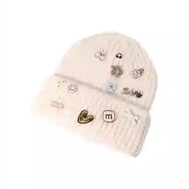 MEETSUNNY Multi-Button Ear Warmer Knit Hat