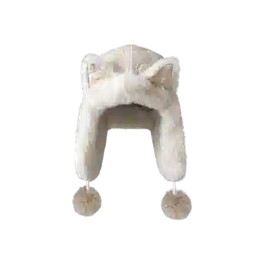 梦特娇 毛绒护耳防寒 聚酯纤维 雷锋帽 男女同款情侣款