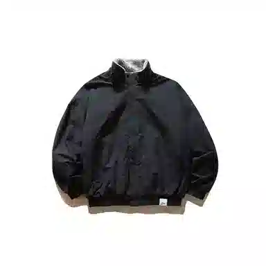 【dme】 潮流日系复古仿羊羔绒棉衣外套男宽松百搭上衣冬季时尚保暖加绒立领中性休闲棉服 男女同款