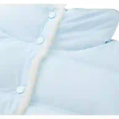 爱依服 简约舒适长袖羽绒服 女款 蓝