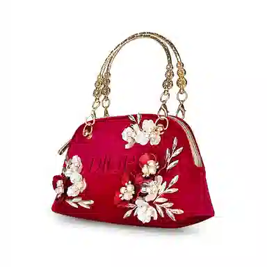 DIOR Custom Makeup Bag Velvet Red