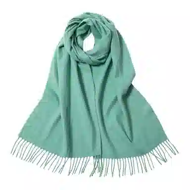 红豆 简约轻盈时尚百搭优雅 山羊绒 绒线围巾 男女同款情侣款