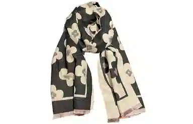 优幽兰 时尚轻奢风高级感 仿羊绒 绒线围巾 女款