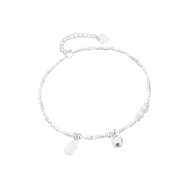 【999银胖福】 色菲尔 小胖福盘缠手饰 甜美可爱精致优雅气质高级复古新中式森系清醒时尚日常通勤百搭#好运 足银 手链 女款