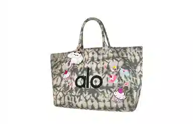 alo yoga Denim Star Tote Bag