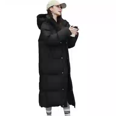 雅鹿 东北极寒长款加厚保暖羽绒服 男女同款