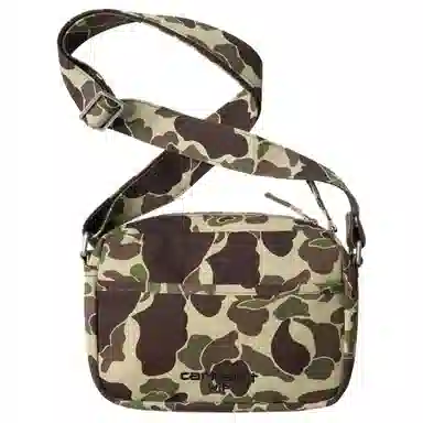 Carhartt WIP 2.9L Embroidered Logo Shoulder Bag Camouflage