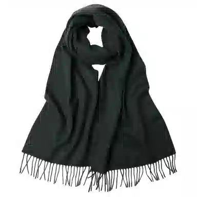 红豆 简约轻盈时尚百搭优雅 山羊绒 绒线围巾 男女同款情侣款