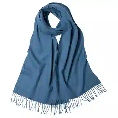 红豆 简约轻盈时尚百搭优雅 山羊绒 绒线围巾 男女同款情侣款