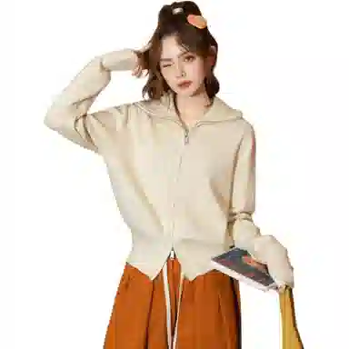 法文箱子 针织开衫外搭毛衣 女款