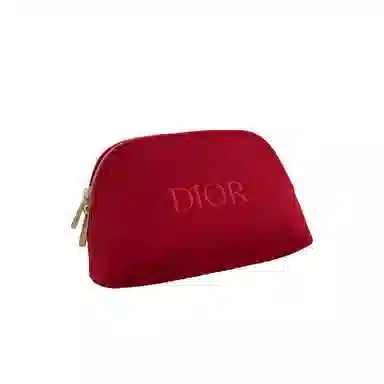 DIOR Custom Makeup Bag Velvet Red