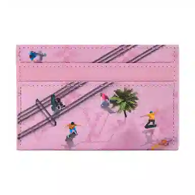 Louis Vuitton Porte Carte Double Pink