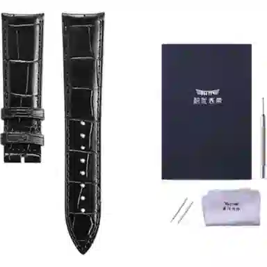 积优 江诗丹顿代用鳄鱼皮表带 适用传承艺术大师伍陆之型 男女通用 黑色棕色蓝色