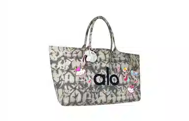 alo yoga Denim Star Tote Bag