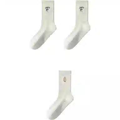 妮轻 纯棉可爱卡通甜美中筒袜 女款