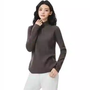 淑好百 修身百搭高领休闲风毛衣 女款