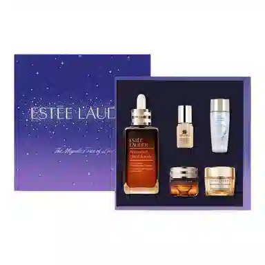 雅诗兰黛 第七代小棕瓶精华液护肤套装 保湿滋润 五件套 限定星空礼盒